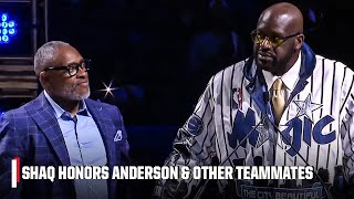Shaq says Nick Anderson should've had his number retired first [FULL SPEECH] | NBA on ESPN