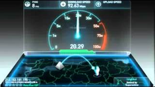 Turkcell Superonline  Fiber Internet 100 Mbps Hz Testi speedtestnet