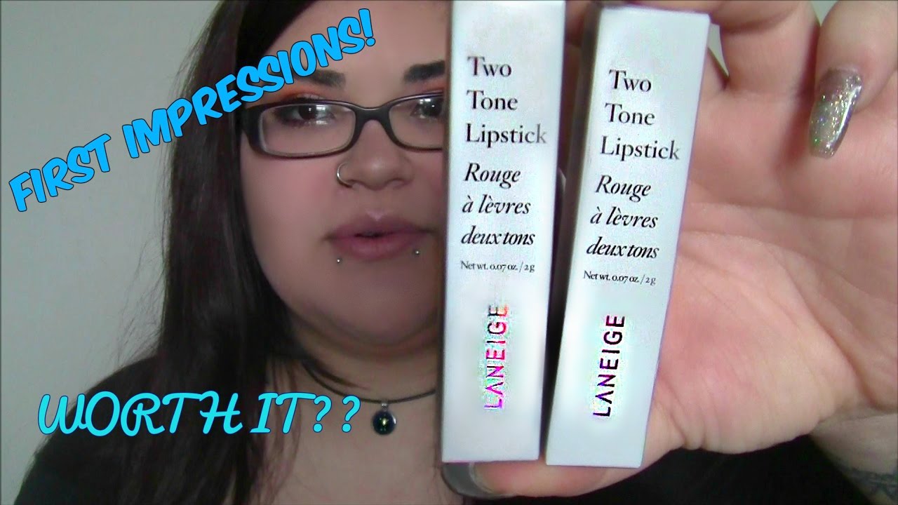 FIRST IMPRESSIONS/LANEIGE TWO TONE LIPSTICK BARS