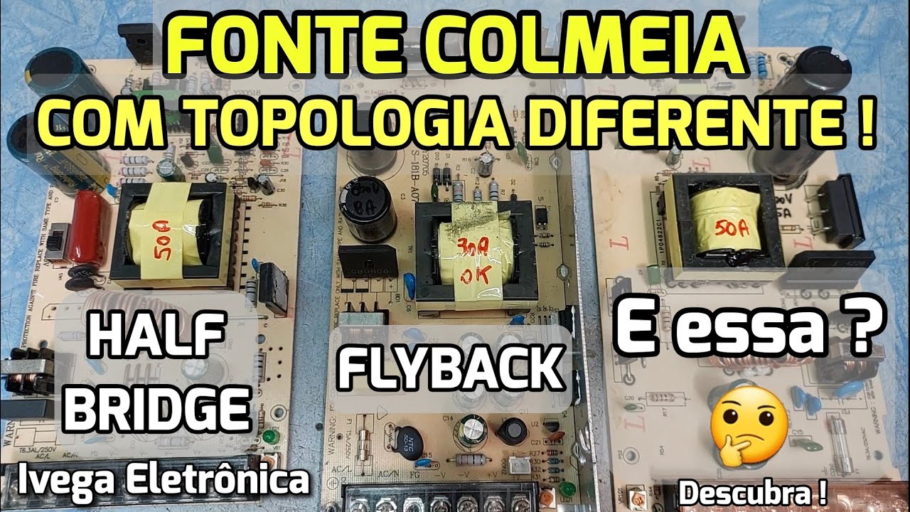 Fonte colmeia com uma topologia diferente ! Qual será?