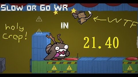 BattleBlock Theater - Slow or Go Speedrun in 21.40 WR