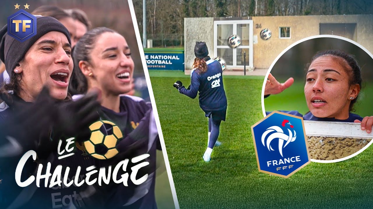 Selma Bacha et les Bleues font le SHOW pour le challenge Téléfoot (La Lucarne d'Evry)😂