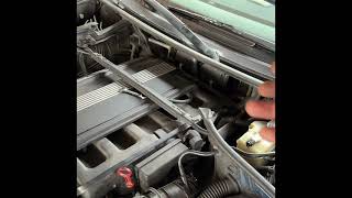 BMW E46 Temperature Sensor On Far End Replacement Easy way 