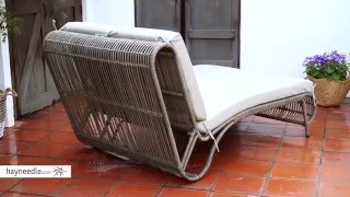 Belham Living Batiki Sun Bed Double Chaise Lounge with Cushion - Product Review Video For more details or to shop this Belham Living chaise lounge visit Hayneedle at http://www.hayneedle.com/product/belham-living-