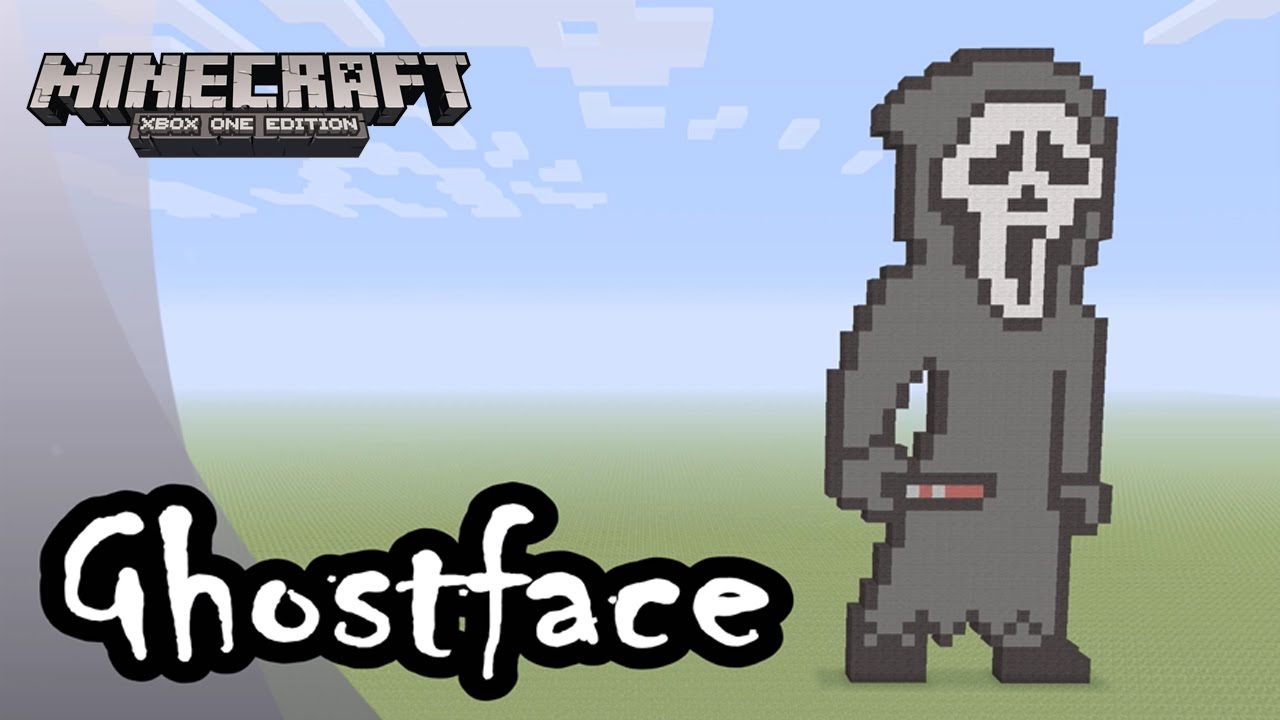 Minecraft Pixel Art Tutorial And Showcase Ghostface