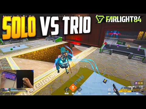 Solo vs Trio Gameplay in Farlight 84 | TH80 V2 Pro & NEX Pro Review 🔥