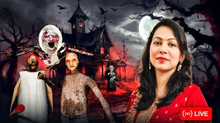 GRANNY LIVE GAMEPLAY || GRANNY LIVE HORROR GAMEPLAY VIDEO #1 #granny #shorts #shortslive #horrorgame