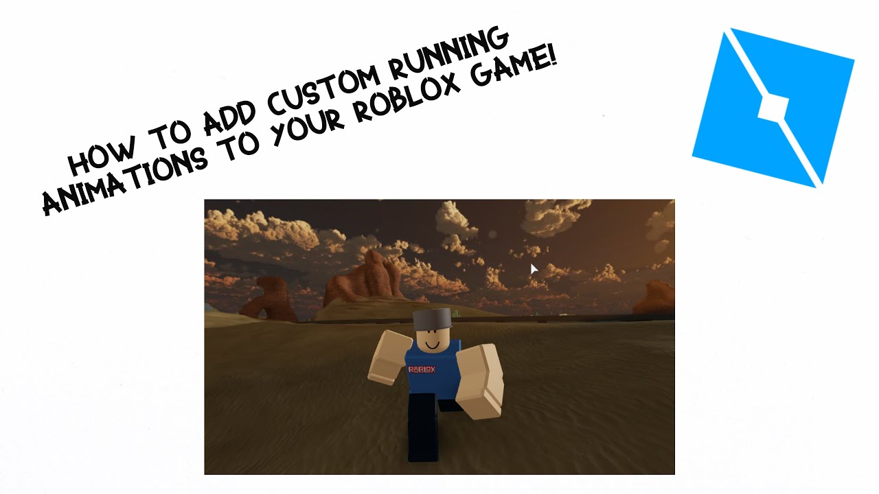 How To Add Custom Running Animations To Your Roblox Game Youtube - how to make a roblox walking animation r6