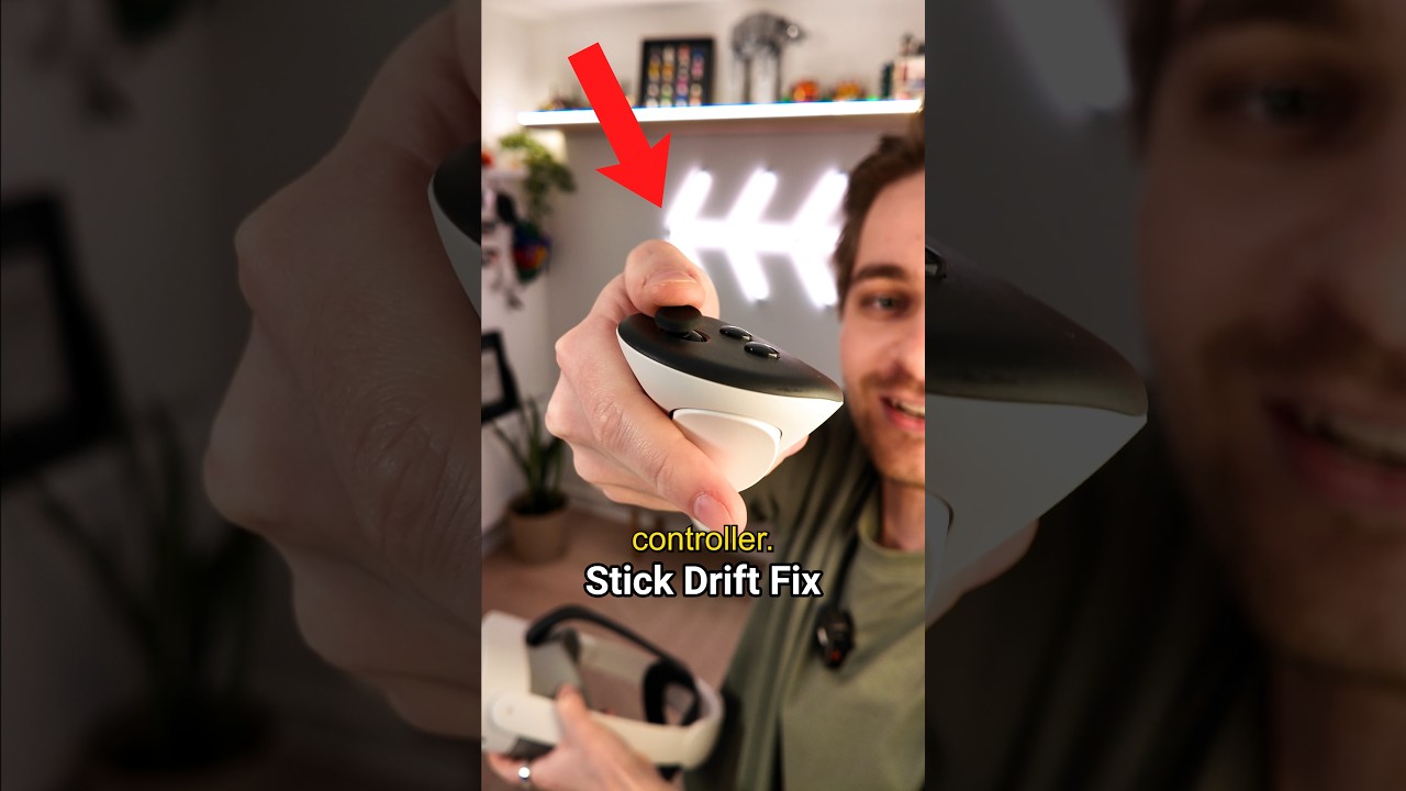Fix VR Stick Drift on Quest Controllers - YouTube