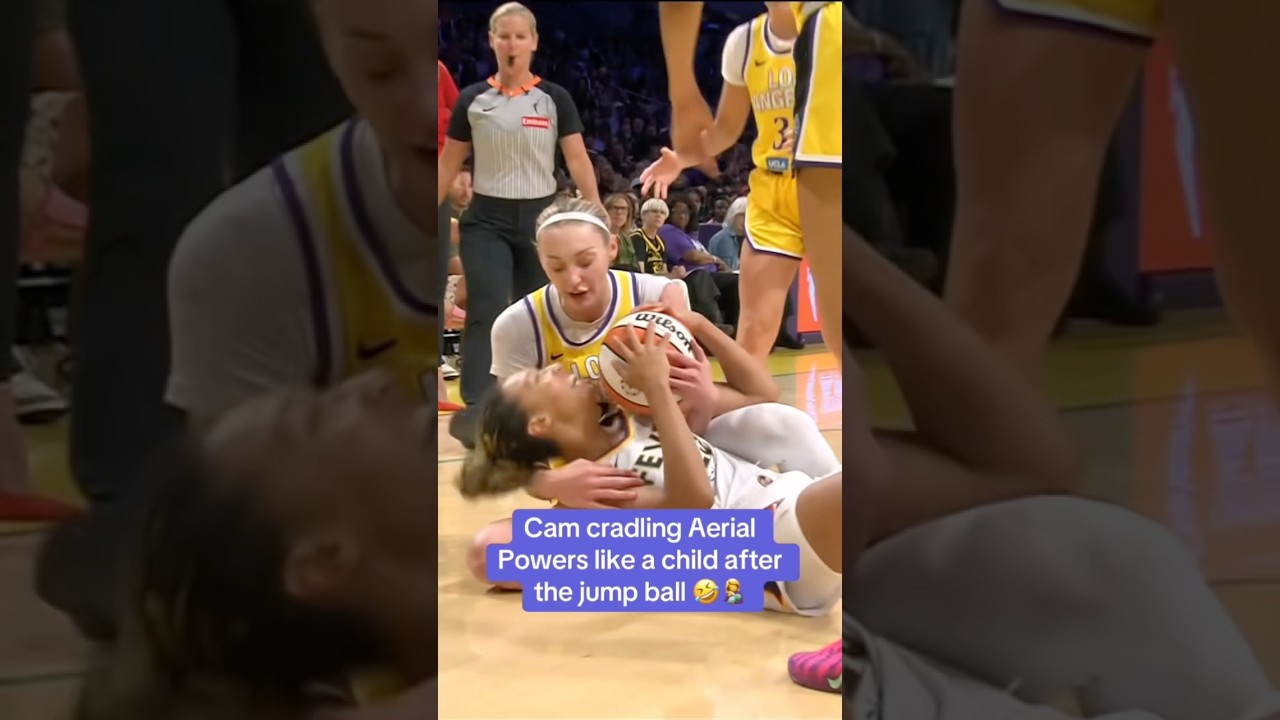 Cameron Brink and Aerial Powers had a nice moment together 🥰