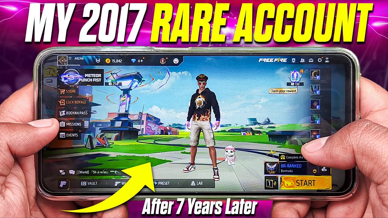 I Logged Into My 2017 Free Fire Account After 7 Years 😱