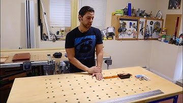 bench dog holes with the UJK Parf guide system