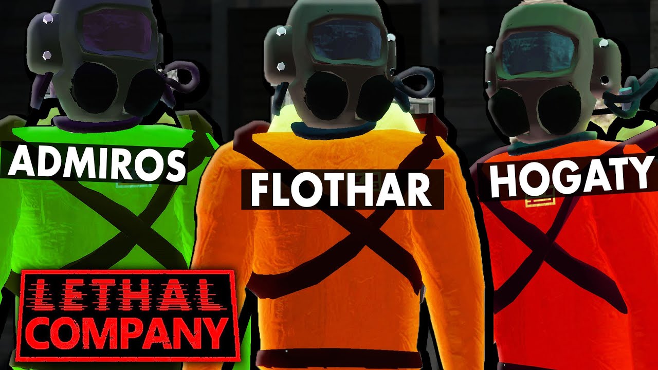 3 DEBILI vs POTWORY i ZŁOM - LETHAL COMPANY Admiros Hogaty Flothar