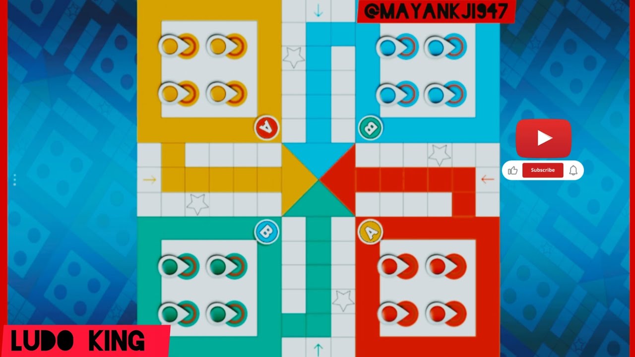Ludo king 4 player gaming YouTube video 