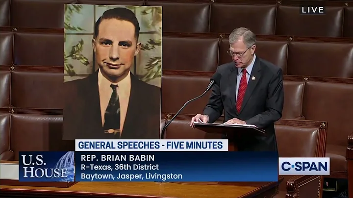 Babin Pays Tribute to WWII Veteran Charles Saunders