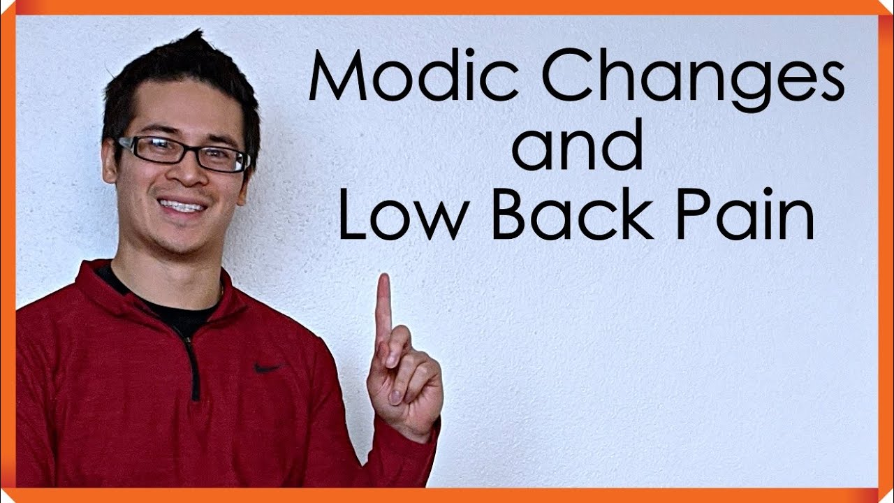 Modic Changes and Low Back Pain - YouTube