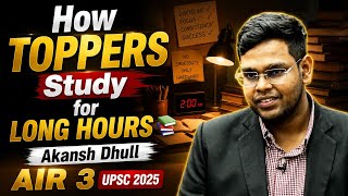 How To Concentrate On Studies For Long Time 😳 | Akansh Dhull | Upsc Toppers Talk |