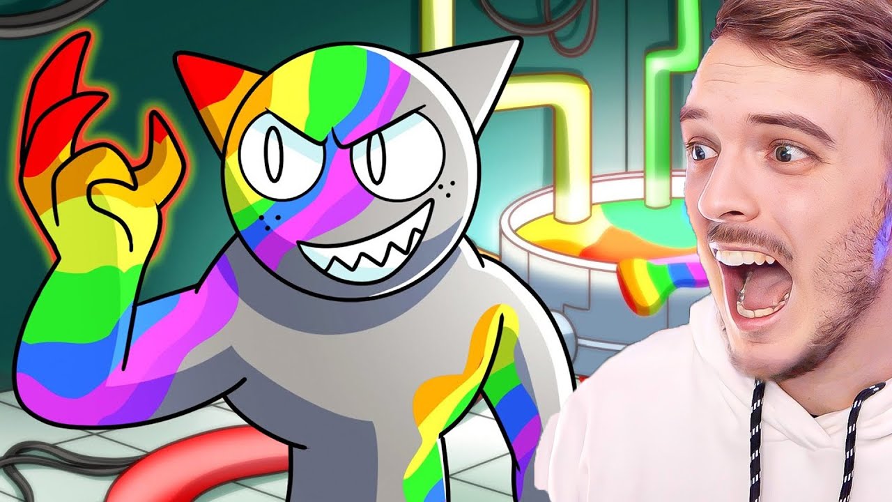 LA MALÉDICTION DU RAINBOW SPRUNKI  ?! ( il est trop stylé )