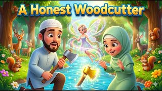 The Honest Woodcutter 🪓 Islamic Moral Story for Kids Episode 1  | Islamic cartoon for Kids