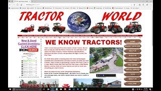 www.Vahrenberg.com Website & Tractor World Information Resource Forum