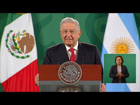 México - Conferencia de prensa de Alberto Fernández y Andrés Manuel López Obrador