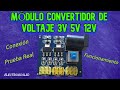 Módulo fuente de alimentación DC 3,3v 5v 12v. (Reductor de voltaje)
