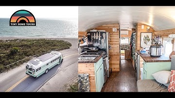 DIY Skoolie Built For Off Grid Living + Insights Into Building & Living In A Tiny House
