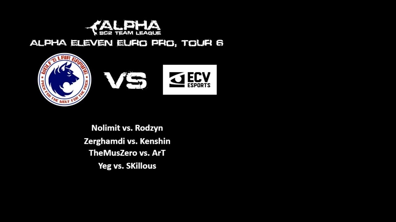 Wolfslair vs. ECVisualize (Alpha SC2 Team League - Season 11 - Week 6)