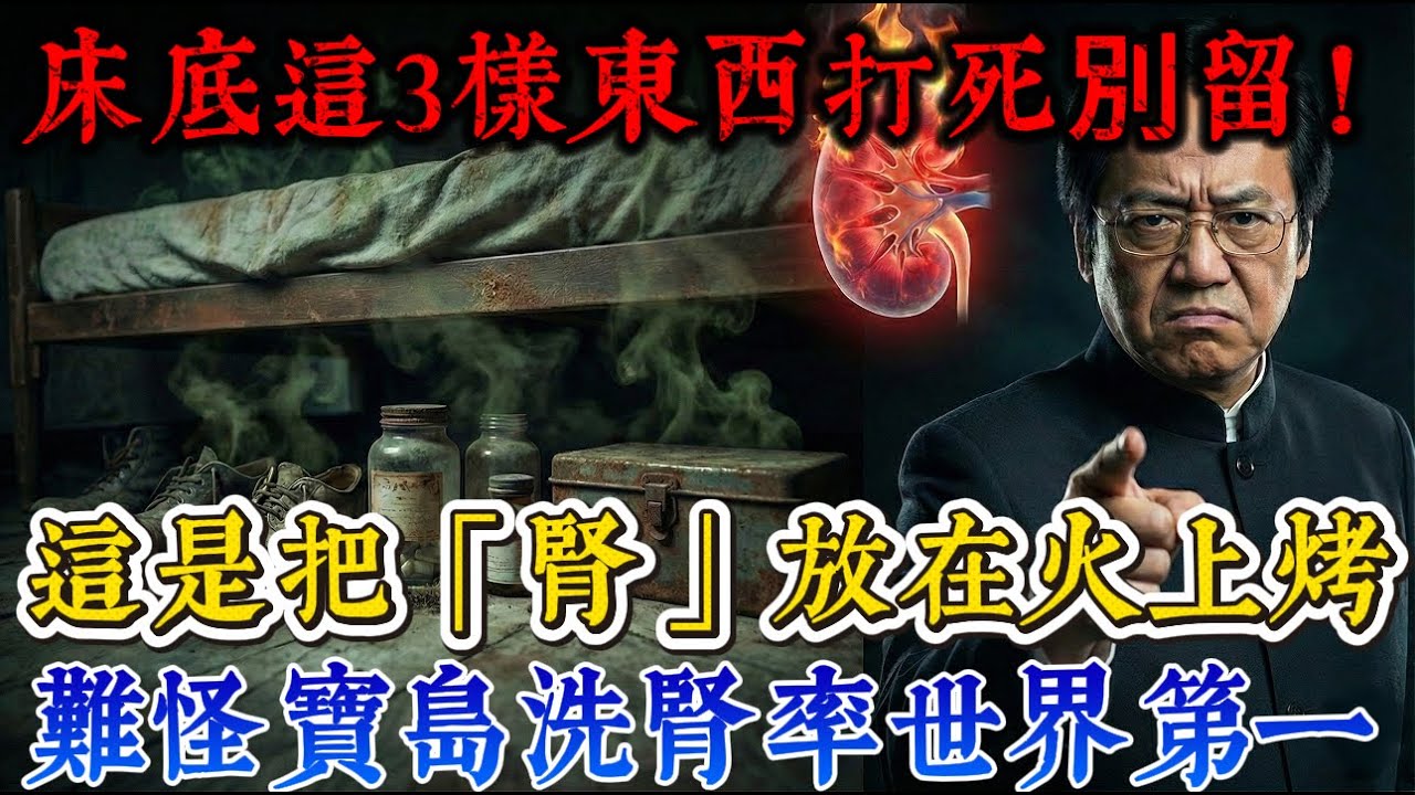 2月9日大掃除警告：床底這「3樣東西」打死別留！倪海廈怒斥：這是把「腎」放在火上烤！睡久了腰斷背痛，全家財運被吸乾！#倪海廈 #床底風水 #洗腎 #2026運勢 #中醫養生 #改運 #國學 #易經