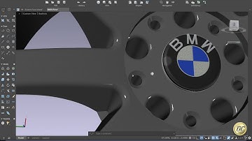 AutoCad 3D Model of a Simple BMW 320i rim (Time Lapse)