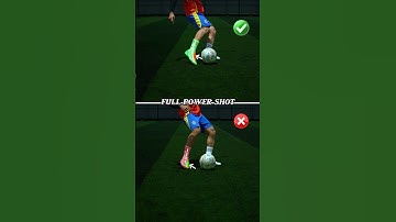 FULL POWER SHOT TUTORIAL ⚽️.#football #footballskills #soccer #powershot #shorts