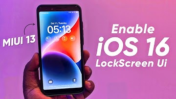 Enable iOS 16 LockScreen Ui on Any Redmi & Poco Device (MIUI 12/13) Top 5 MIUI Theme