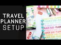 TRAVEL PLANNER SETUP | 5 Planners In One