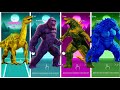🦖 Godzilla King 👑 VS Godzilla Atomic Breath 💥 | Tiles Hop EDM Rush 🎶🔥