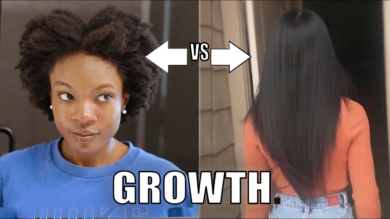 MY UPDATED GROWTH REGIMEN FOR NATURAL HAIR| Natural vs Relaxed Hair Growth & Protective Styling