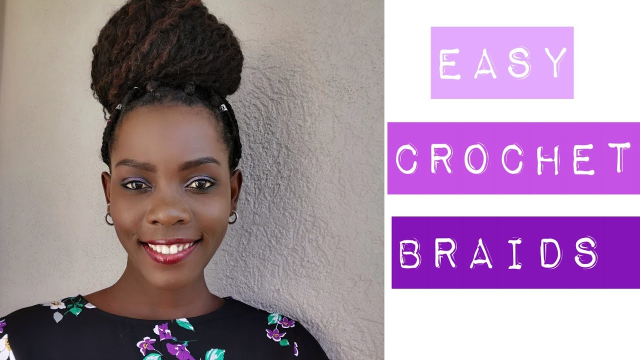Crochet box braids DIY. The rubberband method YouTube
