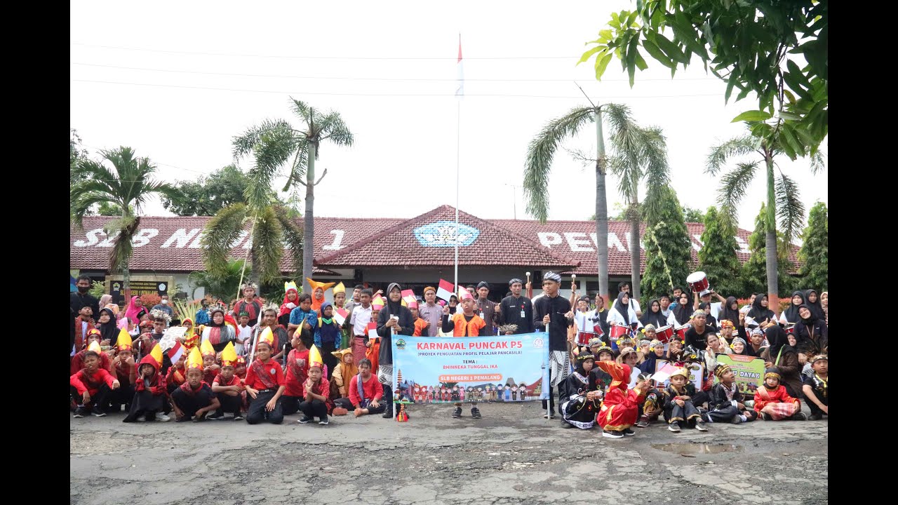KESERUAN KARNAVAL P5 SLB NEGERI 1 PEMALANG TEMA BHINNEKA TUNGGAL IKA