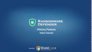 Ransomware Defender - History Feature