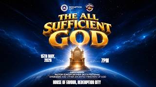 RCCG REDEMPTION CITY | MAY 2026 IT IS MY TURN | THE ALL SUFFICIENT GOD screenshot 5