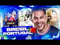 UNE DRAFT BRÉSIL PORTUGAL INCROYABLE ! FIFA 22