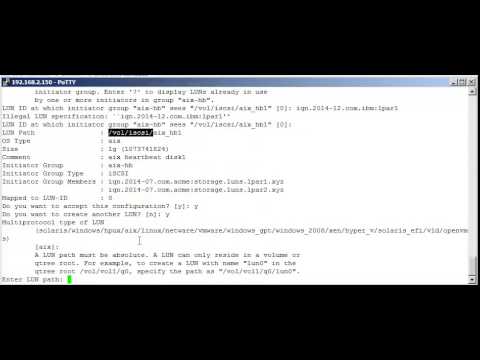 lun setup on netapp