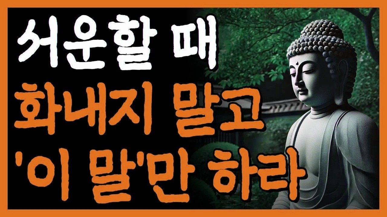 서운할 때 '이 말'만 하면 바로 반성한다 I 현명한 사람들이 화내지 않고 서운함을 표현하는 방법 I 부처님 말씀 I 불교 명언 I인간관계 I 오디오북 I 삶의 지혜