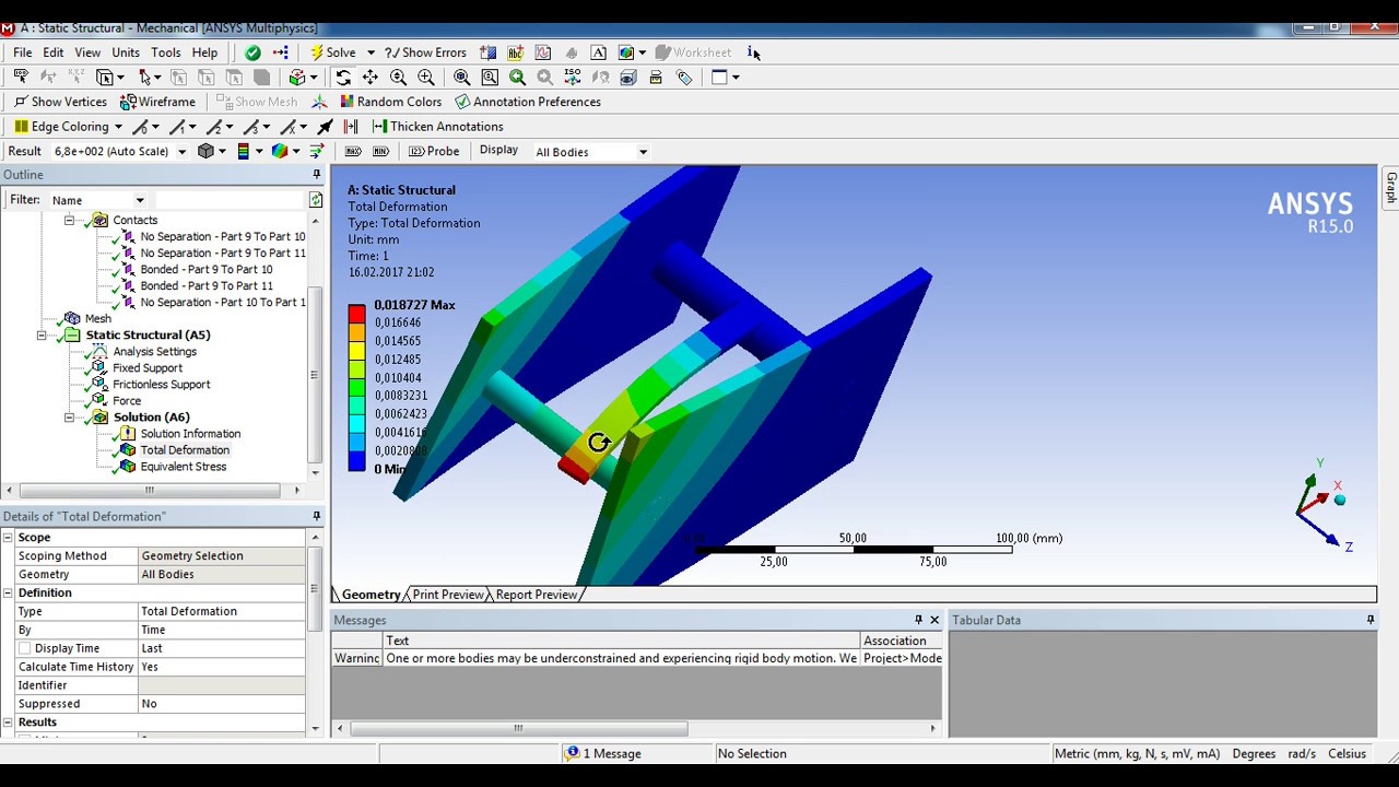 Ansys- Contact - YouTube