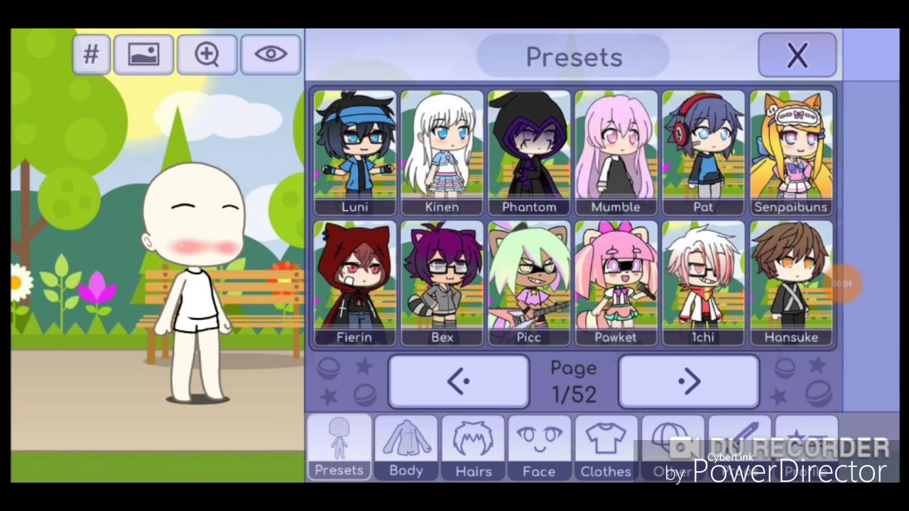 Mostrando minha ofc no gacha life - YouTube