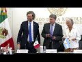 Visita al Senado del ministro de Relaciones Exteriores, Comercio Internacional y Culto de Argentina