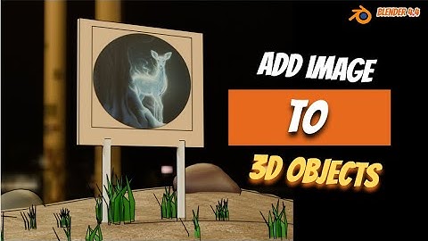 How to add images to a 3D object | Blender Tutorial | Blender 4.4