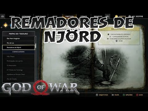 God of War 2018 Mapa do Tesouro Não Pisque 