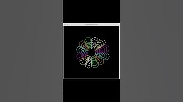 Amazing Python Turtle Designs in 30 Seconds! | Turtle Graphics #shorts