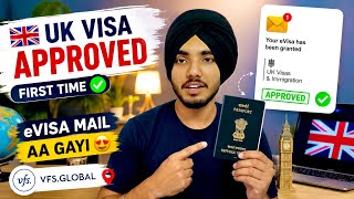 UK Visa Approved 🇬🇧 | First Time eVisa Success | VFS Global Vlog