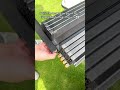 Foldable aluminum screen door — easy to install and durable!